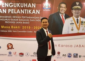 Cusu Sutara dan Pengurus Kadin Jawa Barat Masa Bakti 2019-2024 Dikukuhkan